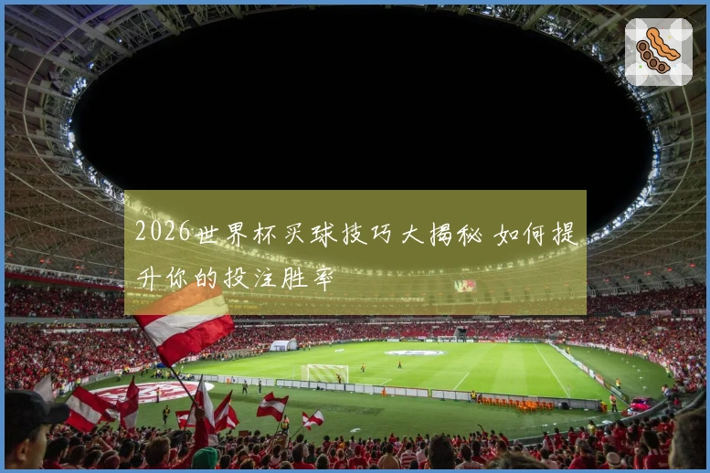 2026世界杯买球技巧大揭秘 如何提升你的投注胜率