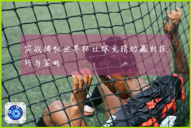 实战揭秘世界杯让球竞猜的赢利技巧与策略